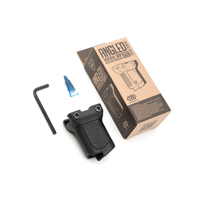 Chwyt Strike Industries - Picatinny Angled Vertical Grip - Short - Czarny - SI-AR-CMAG-RAIL-S-BK